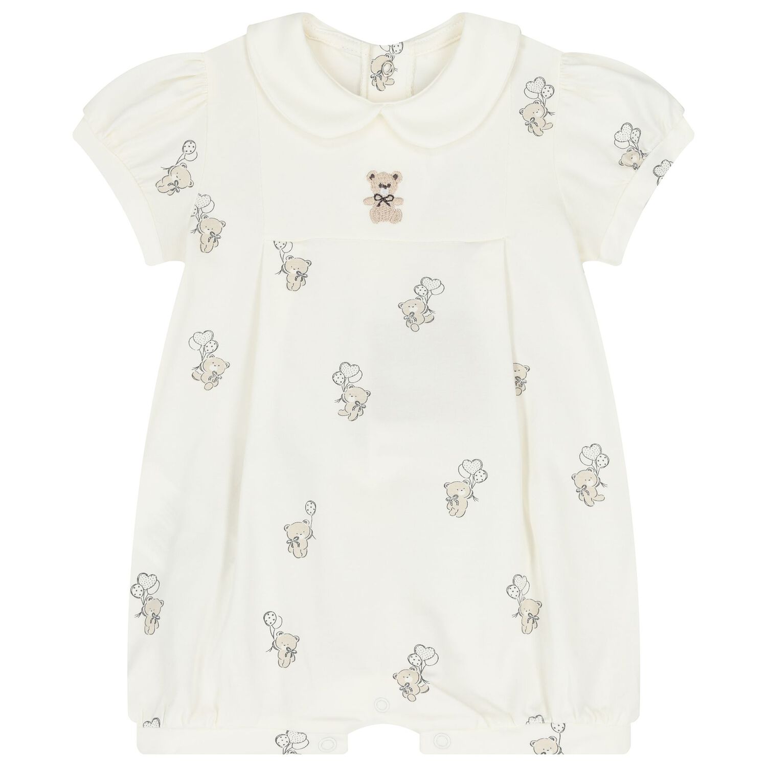 Baby Girls Ivory Rompers ( 2-Pack ), 1, hi-res