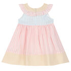Younger Girls Multi-Colored Striped Dress, 1, hi-res