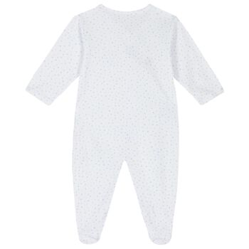 Baby Boys Blue & White Sheep Babygrow