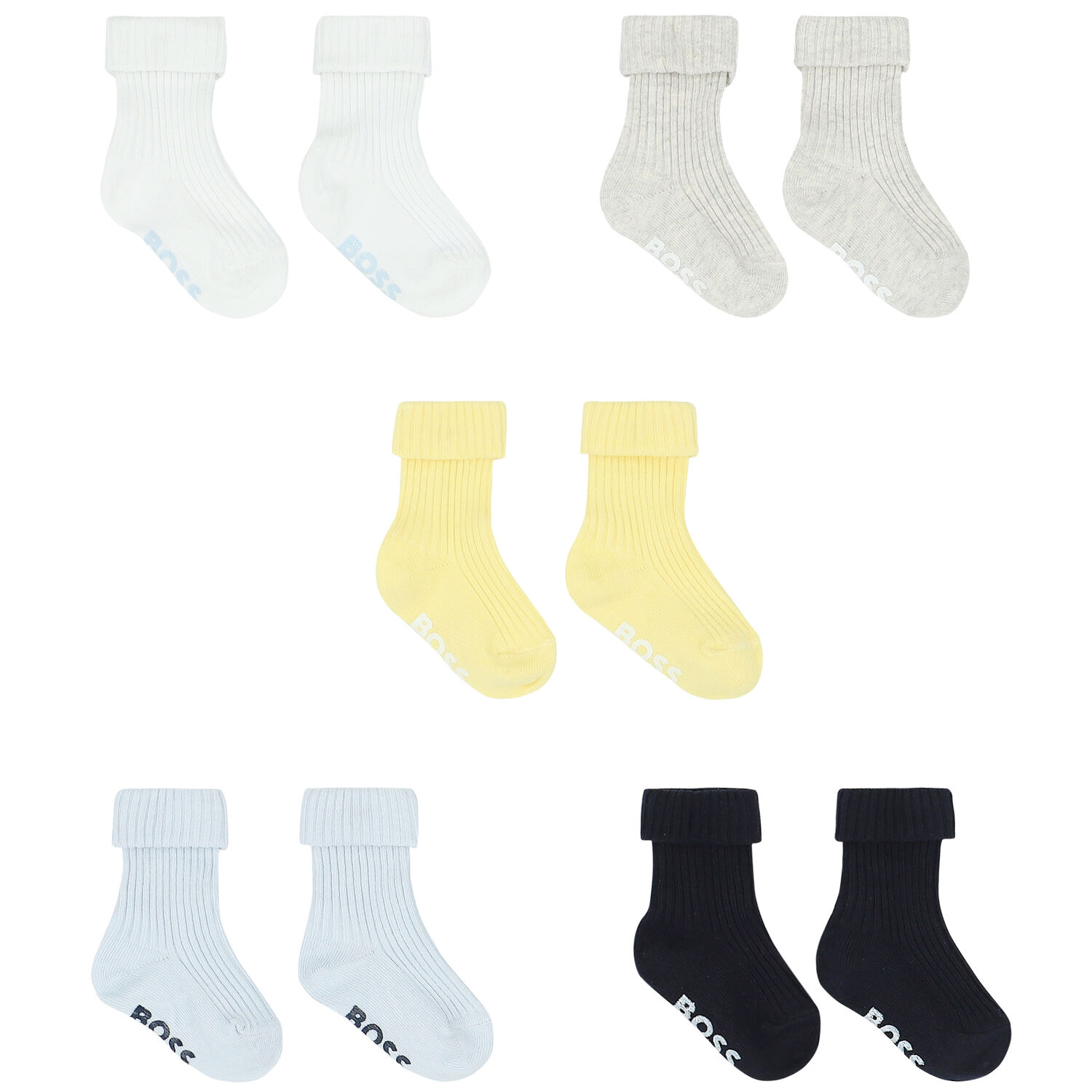 Baby Boys Socks Gift Set (5 Pack), 1, hi-res