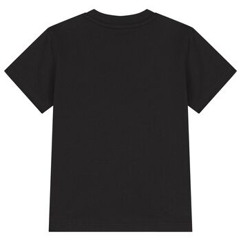 Boys Black Logo T-Shirt