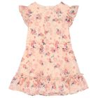 Baby Girls Pink Floral Chiffon Dress Set, 1, hi-res