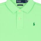Boys Green Logo Polo Shirt , 1, hi-res