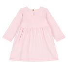 Younger Girls Pink Logo Dress, 1, hi-res