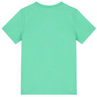 Boys Green Logo T-Shirt, 3, hi-res