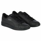 Boys Black Logo Trainers, 1, hi-res