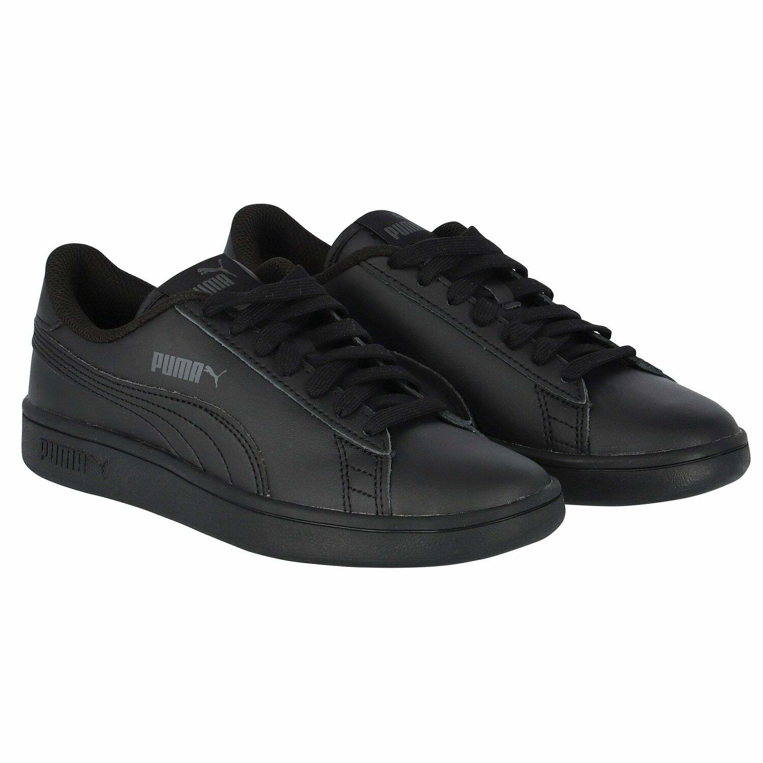 Boys Black Logo Trainers, 1, hi-res image number null