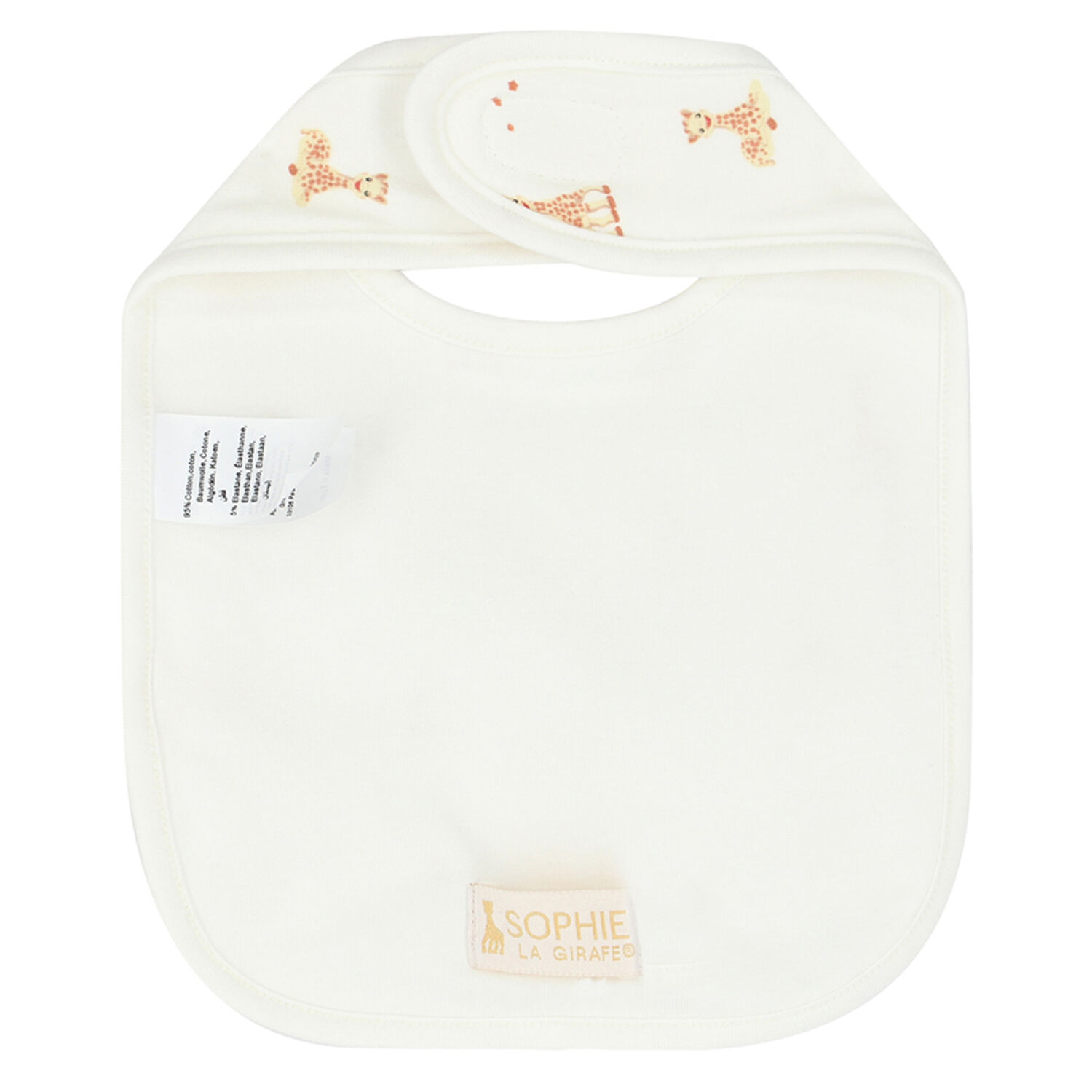 Ivory Logo Baby Bib, 1, hi-res