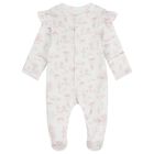 Baby Girls White & Pink Swan Babygrow Gift Set , 1, hi-res