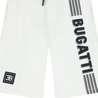 Boys Navy Blue Logo Shorts, 1, hi-res
