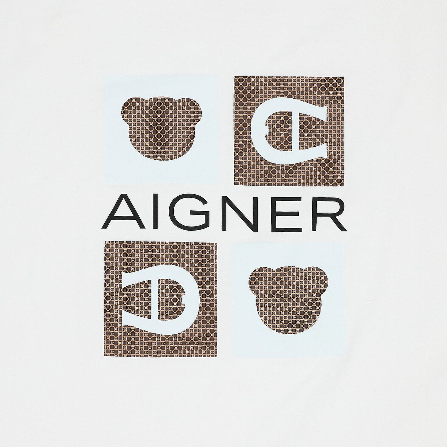 Baby Boys White & Blue Logo Blanket, 1, hi-res