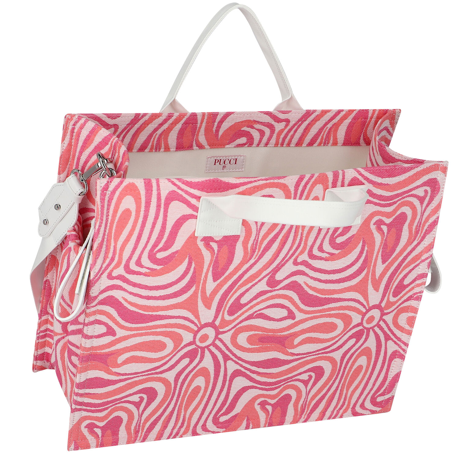 Pink Marmo Baby Changing Bag, 1, hi-res