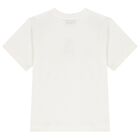 White Teddy Bear Logo T-Shirt, 1, hi-res