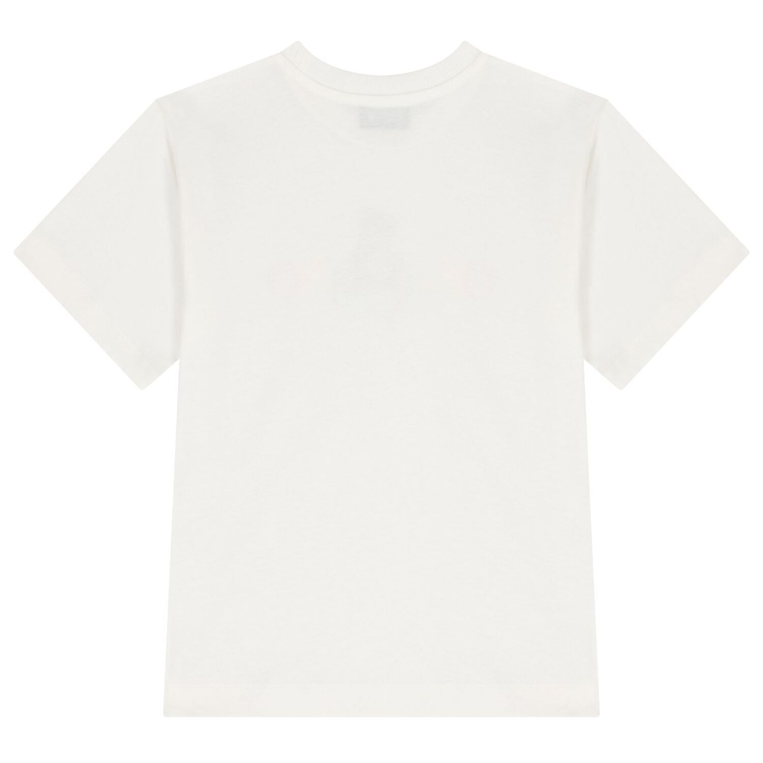 White Teddy Bear Logo T-Shirt, 1, hi-res