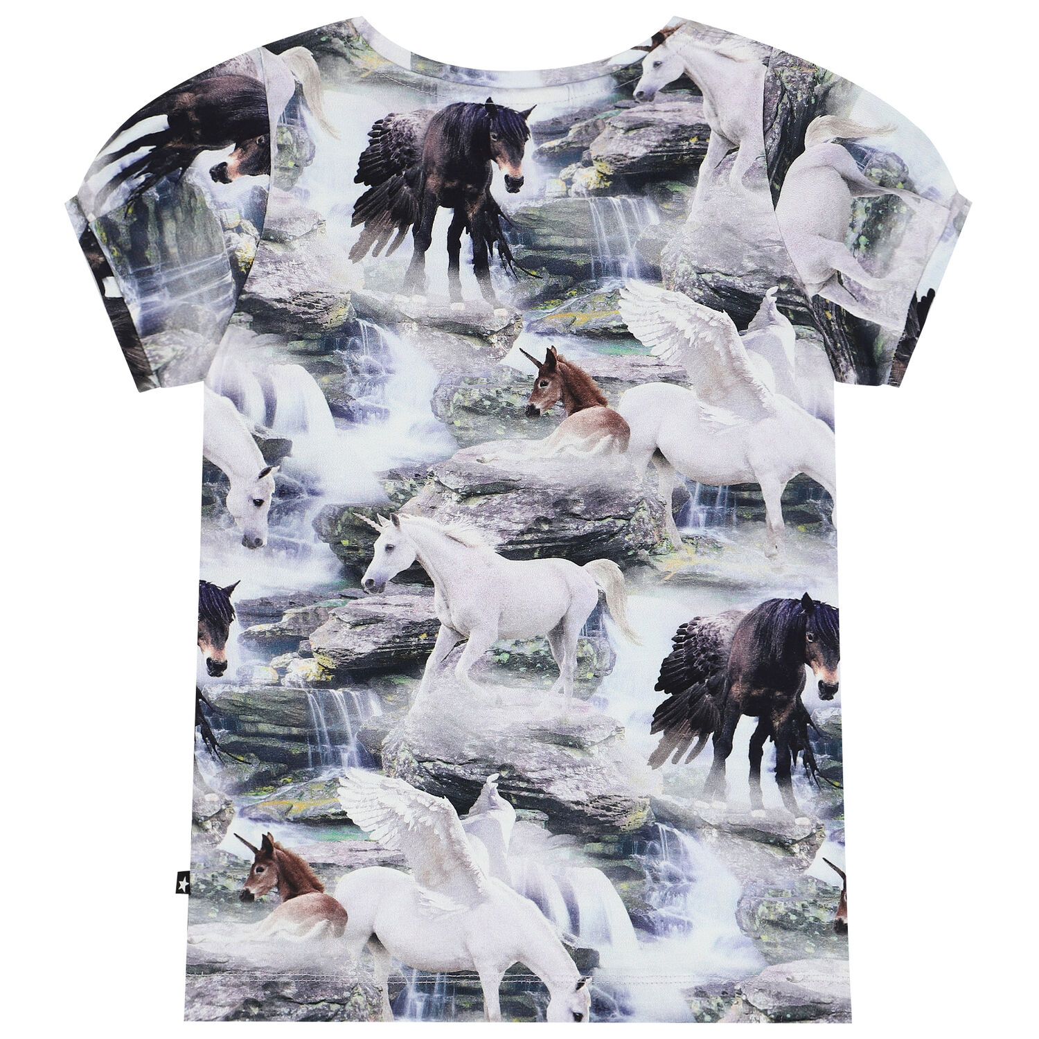 Girls Unicorn T-Shirt, 1, hi-res