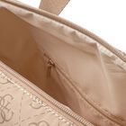 Beige Logo Quilted Baby Changing Bag, 1, hi-res