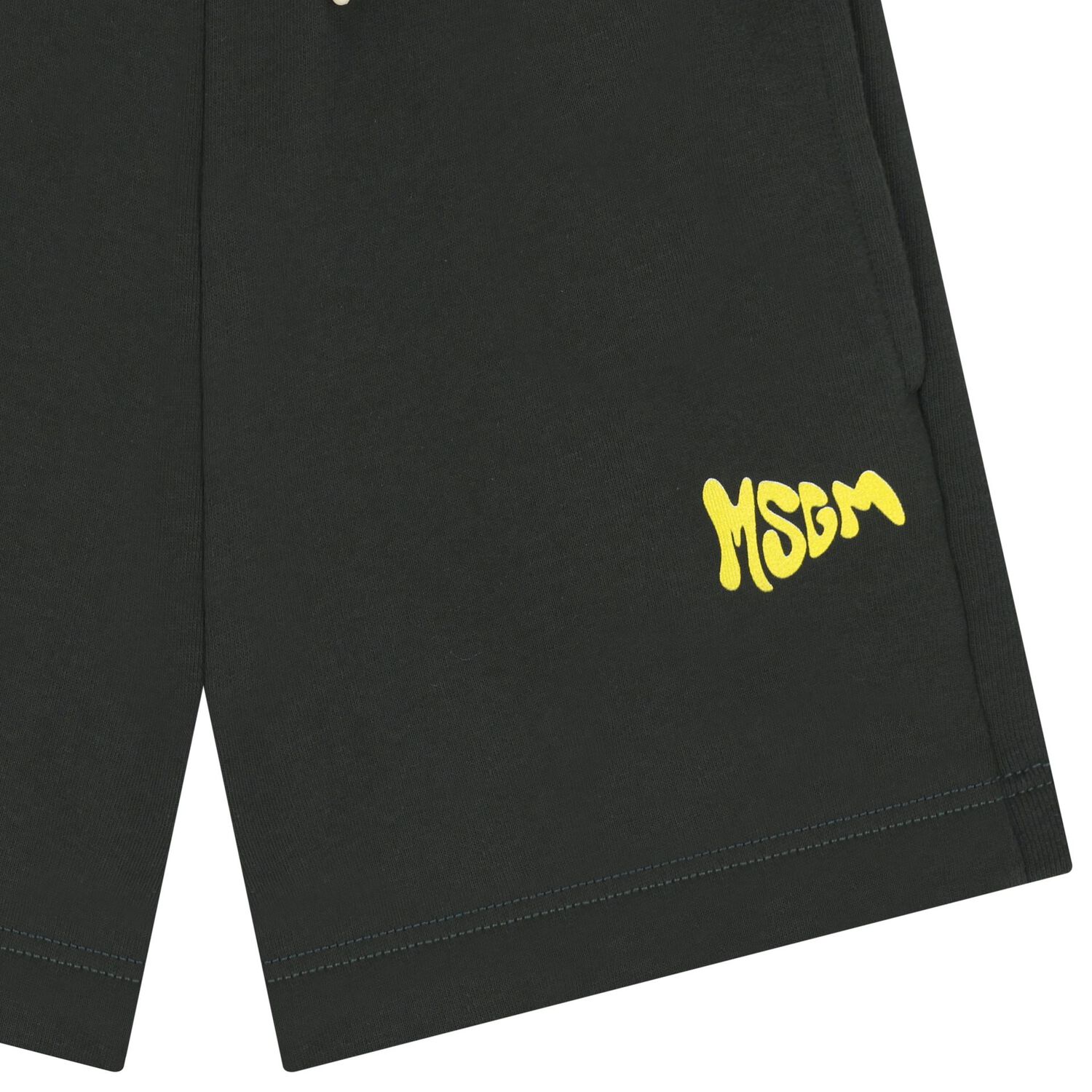 Black Logo Shorts, 1, hi-res