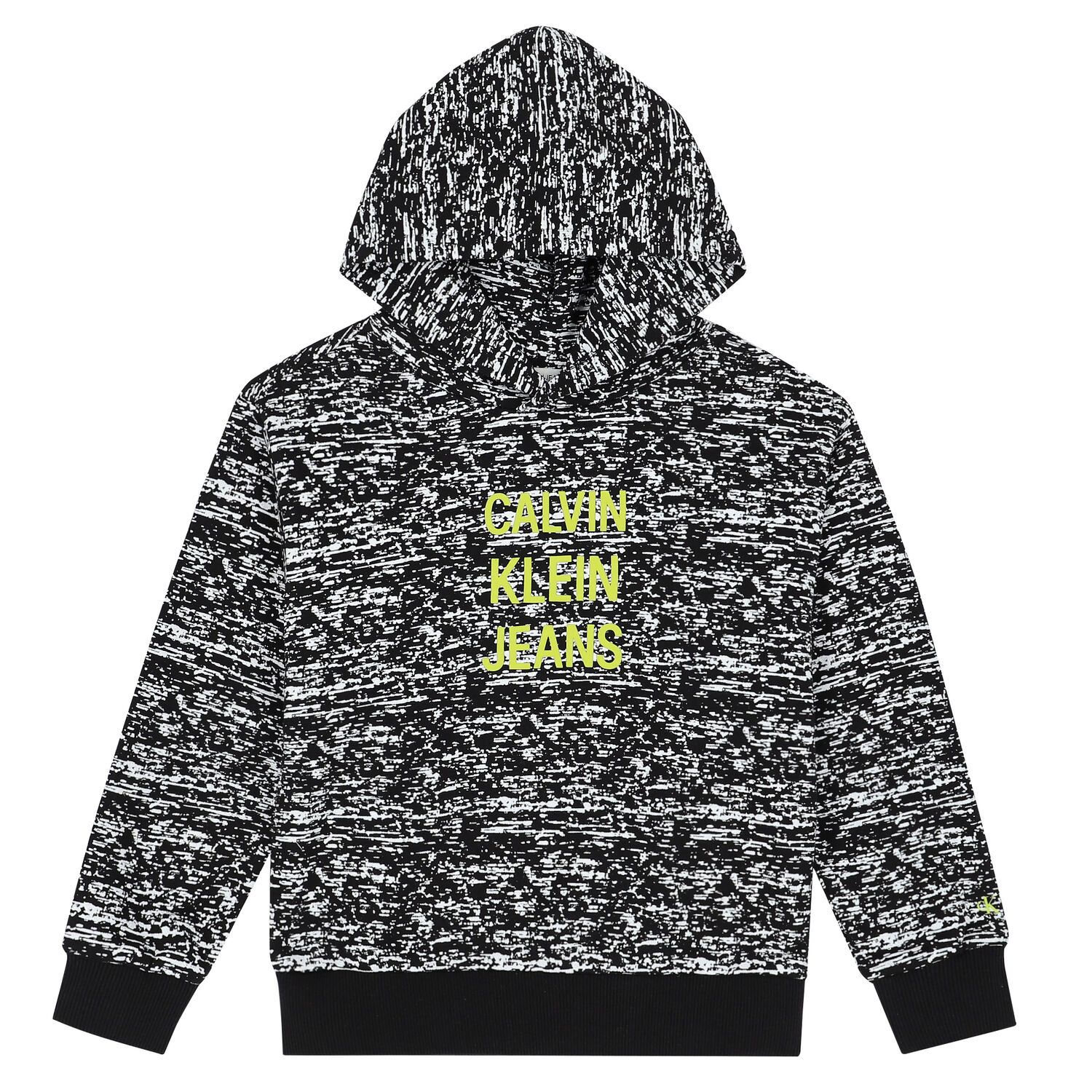 Boys Black & White Logo Hooded Top, 1, hi-res image number null