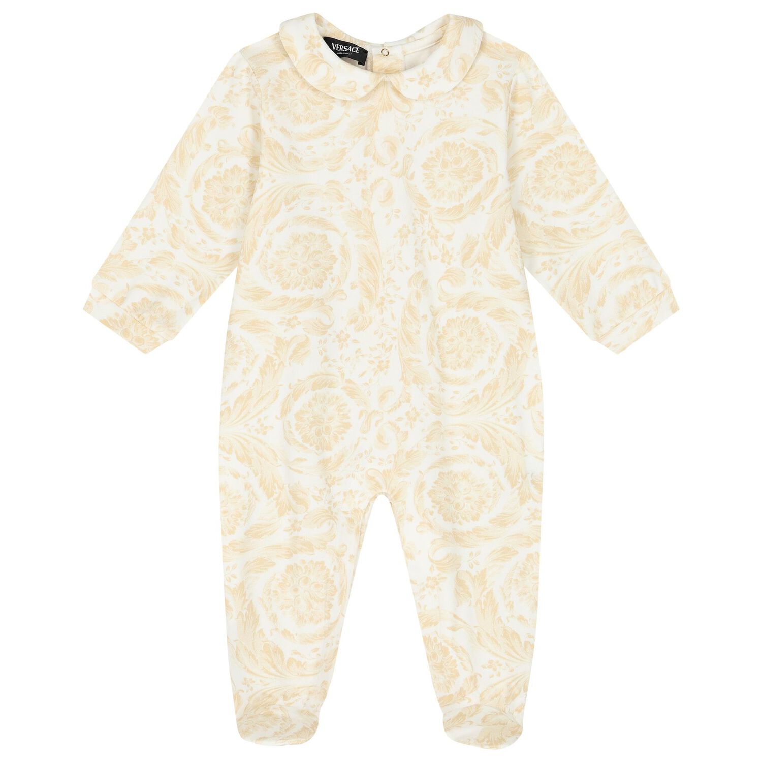 Ivory & Beige Barocco Babygrow Gift Set, 1, hi-res image number null
