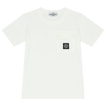 Boys White Logo T-Shirt