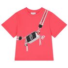 Girls Red Bag T-Shirt, 1, hi-res
