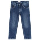 Younger Boys Blue Denim Jeans, 1, hi-res