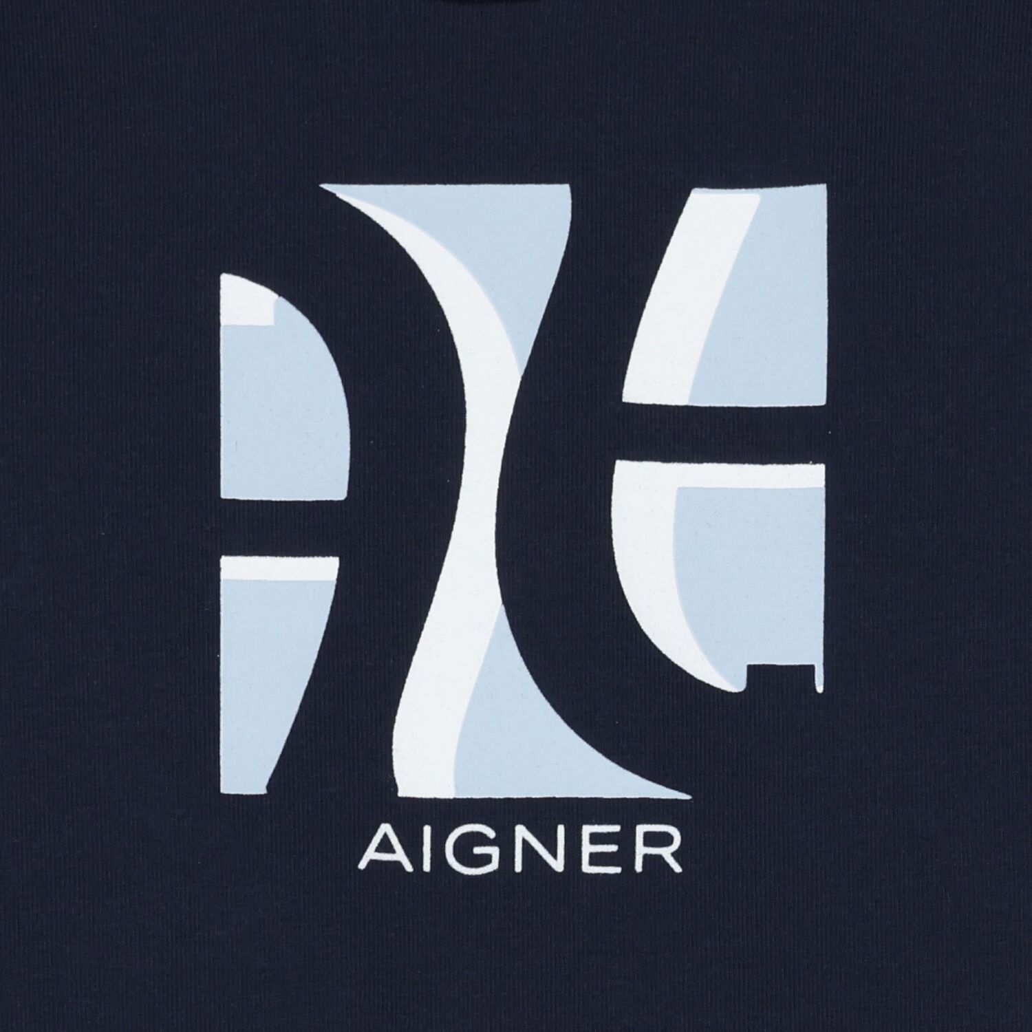 Baby Boys Navy Blue & White Logo Babygrow, 2, hi-res image number null