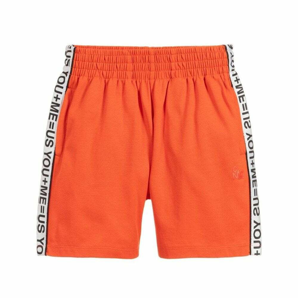 MOLO Boys Orange Jersey Shorts Junior Couture UK