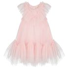Baby Girls Pink Tulle Dress Set, 1, hi-res