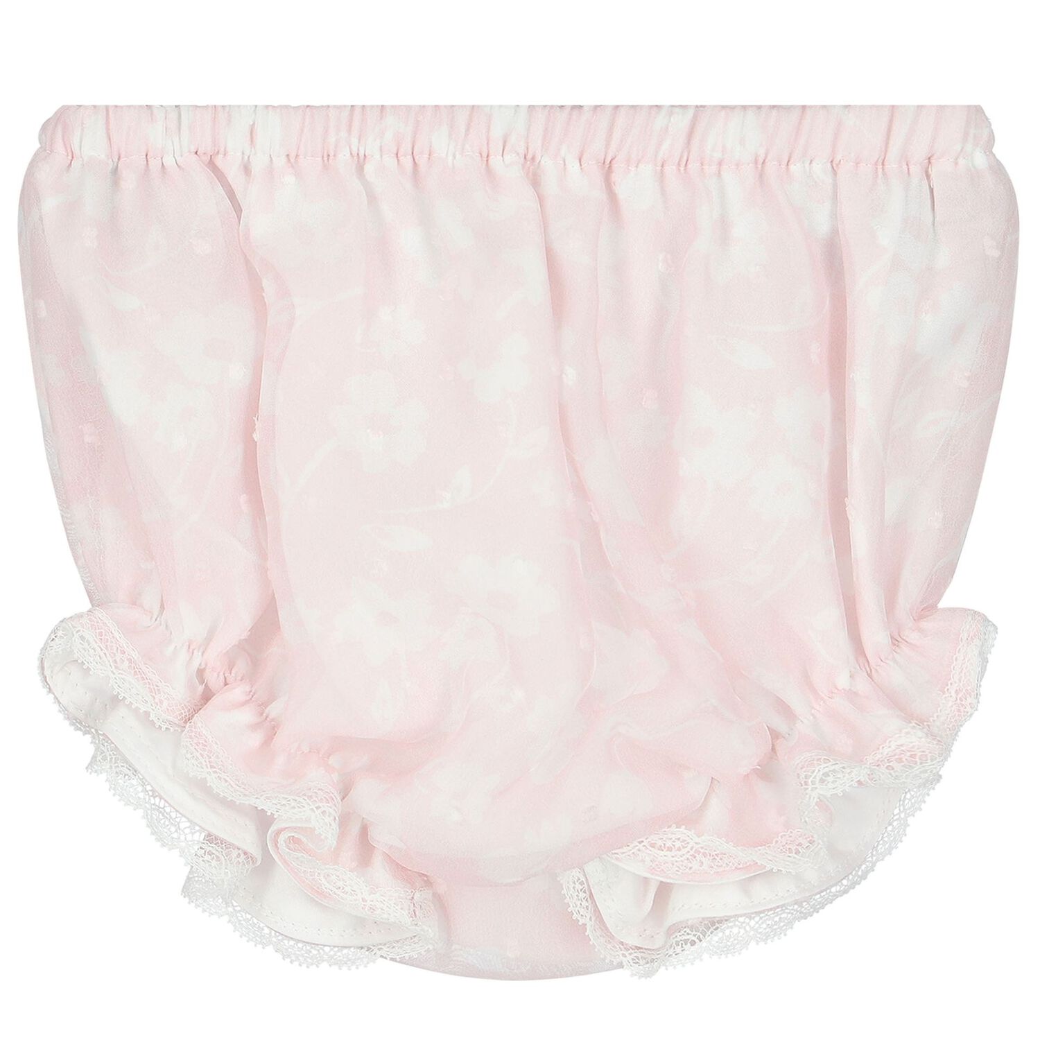 Baby Girls Pink Floral Bow Dress Set, 1, hi-res