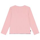 Girls Pink Long Sleeve Top, 1, hi-res