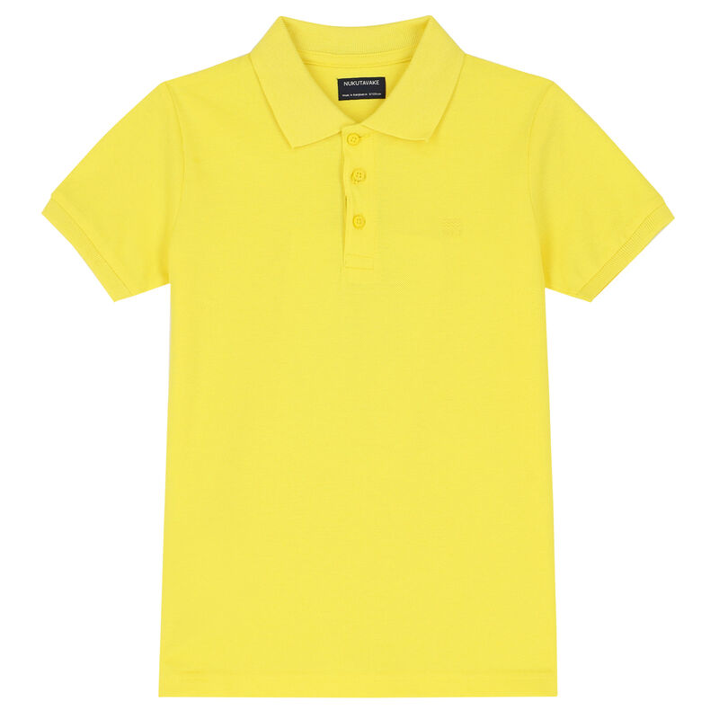 Boys Yellow Logo Polo Shirt, 2, hi-res image number null