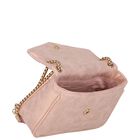 Girls Rose Gold Quilted Handbag, 2, hi-res
