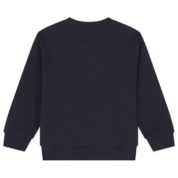 Navy Blue Tiger Logo Sweatshirt