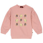 Girls Pink Logo Tracksuit, 3, hi-res