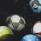 Boys Black Football T-Shirt, 1, hi-res