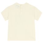 Younger Boys Ivory Logo T-Shirt, 1, hi-res
