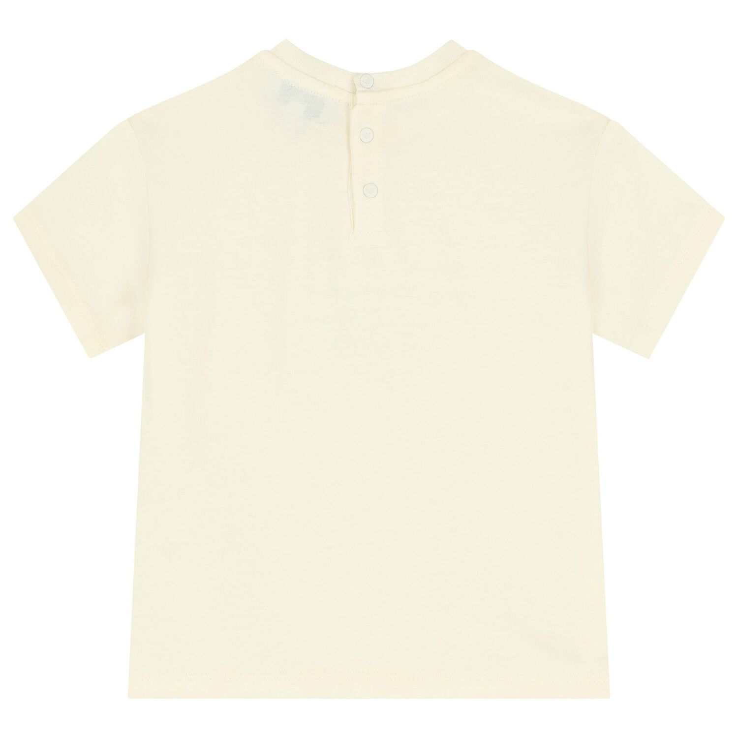 Younger Boys Ivory Logo T-Shirt, 1, hi-res