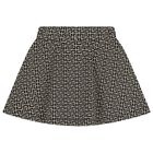Girls Black & Beige Skirt, 1, hi-res