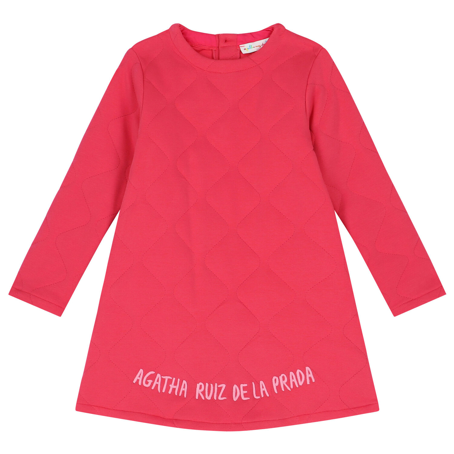 Girls Pink Logo Dress Set, 1, hi-res