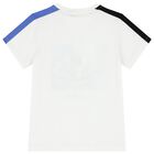 Boys White Logo T-Shirt, 1, hi-res