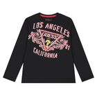 Boys Black Logo T-Shirt, 1, hi-res