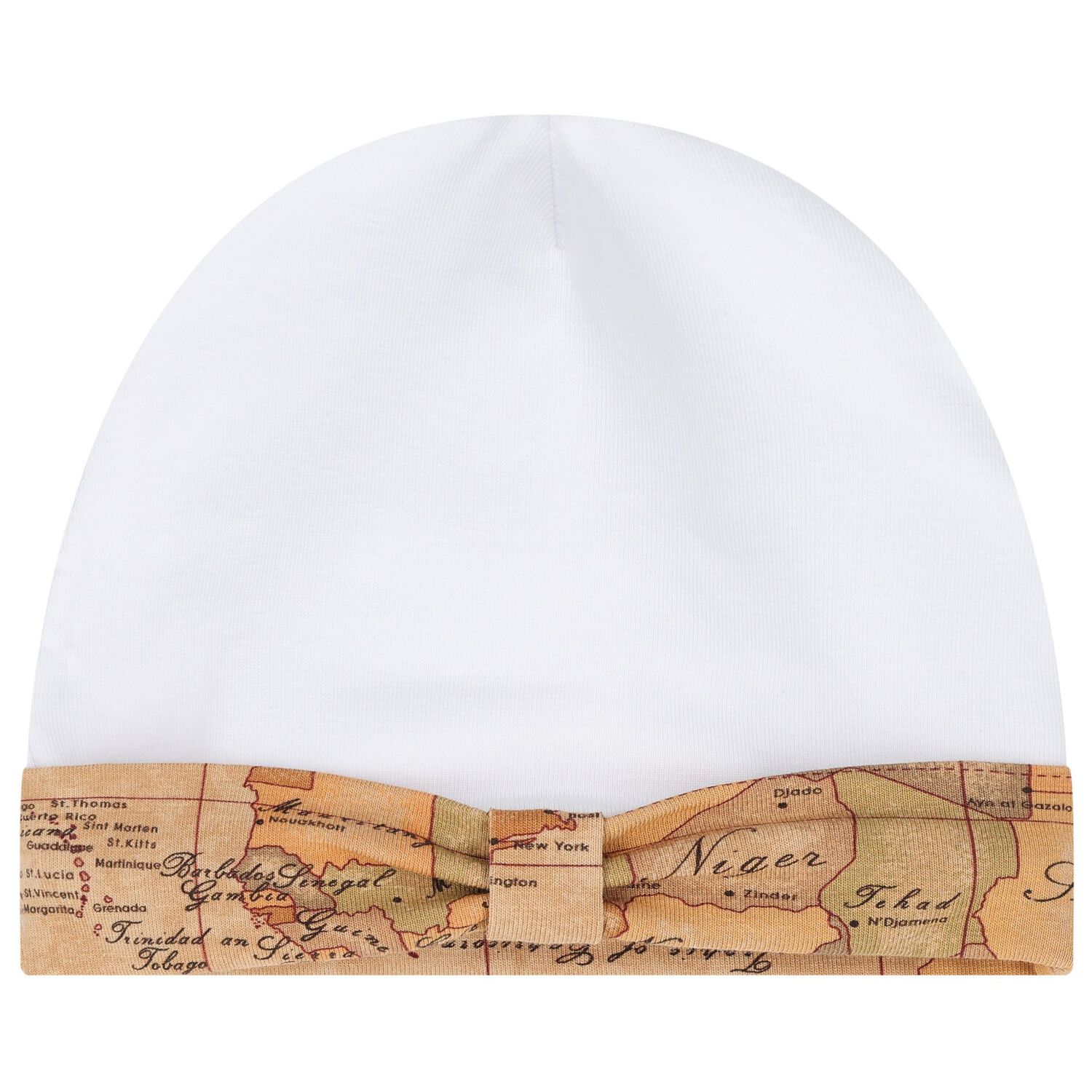 White & Beige Geo Map Babygrow Gift Set, 1, hi-res