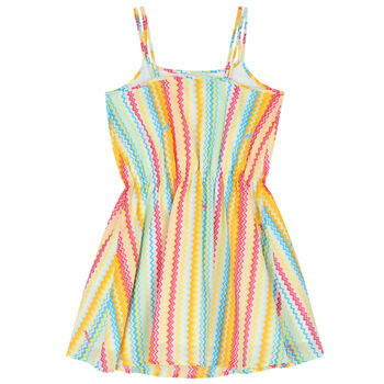 Girls Multi-Coloured Zigzag Dress