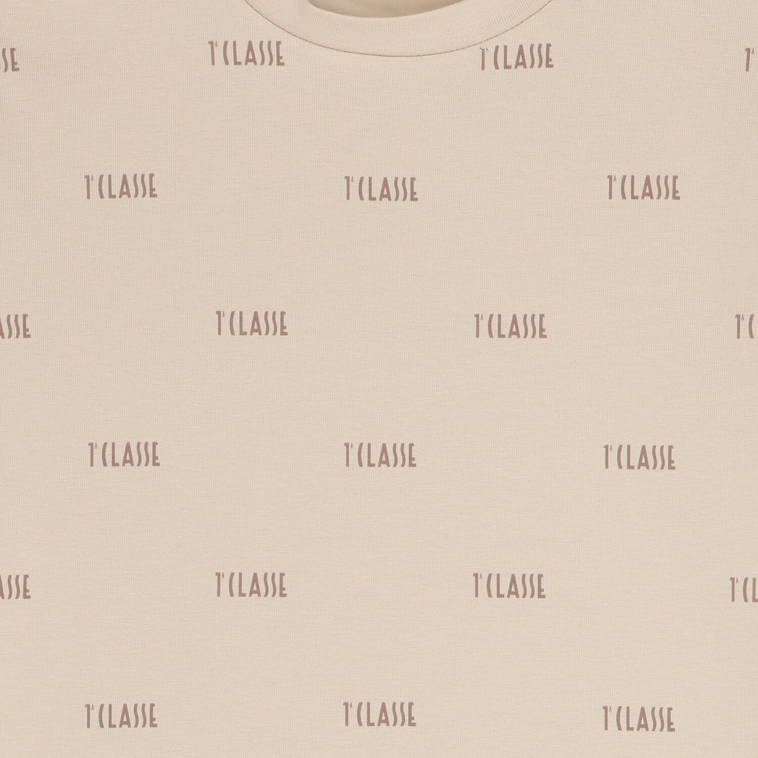 Boys Beige Logo T-Shirt, 1, hi-res