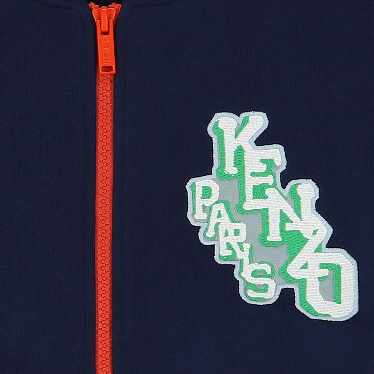 Boys Navy & Red Logo Zip Up Top, 1, hi-res image number null