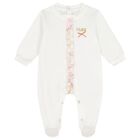 Baby Girls Pink & Ivory Geo Map Babygrow Gift Set, 1, hi-res