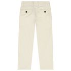 Boys Ivory Trousers, 1, hi-res