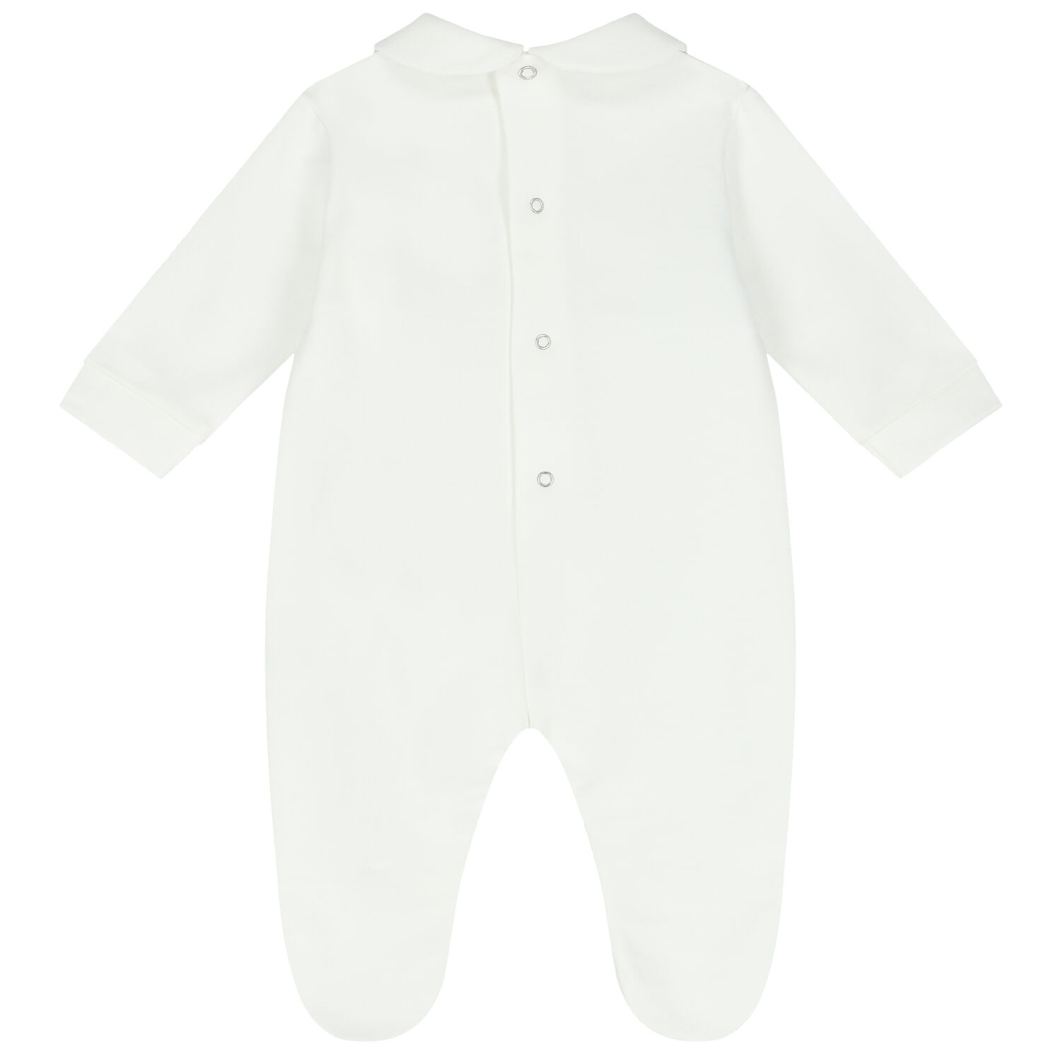 Baby Boys Ivory & Blue Geo Map Babygrow, 1, hi-res