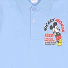 Boys Blue Mickey Mouse Disney Polo Shirt, 1, hi-res